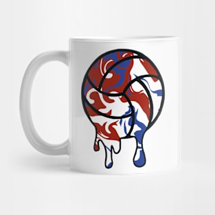 Melting volleyball Mug